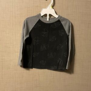 Garanimals Black and Gray Kids Raglan Tee
